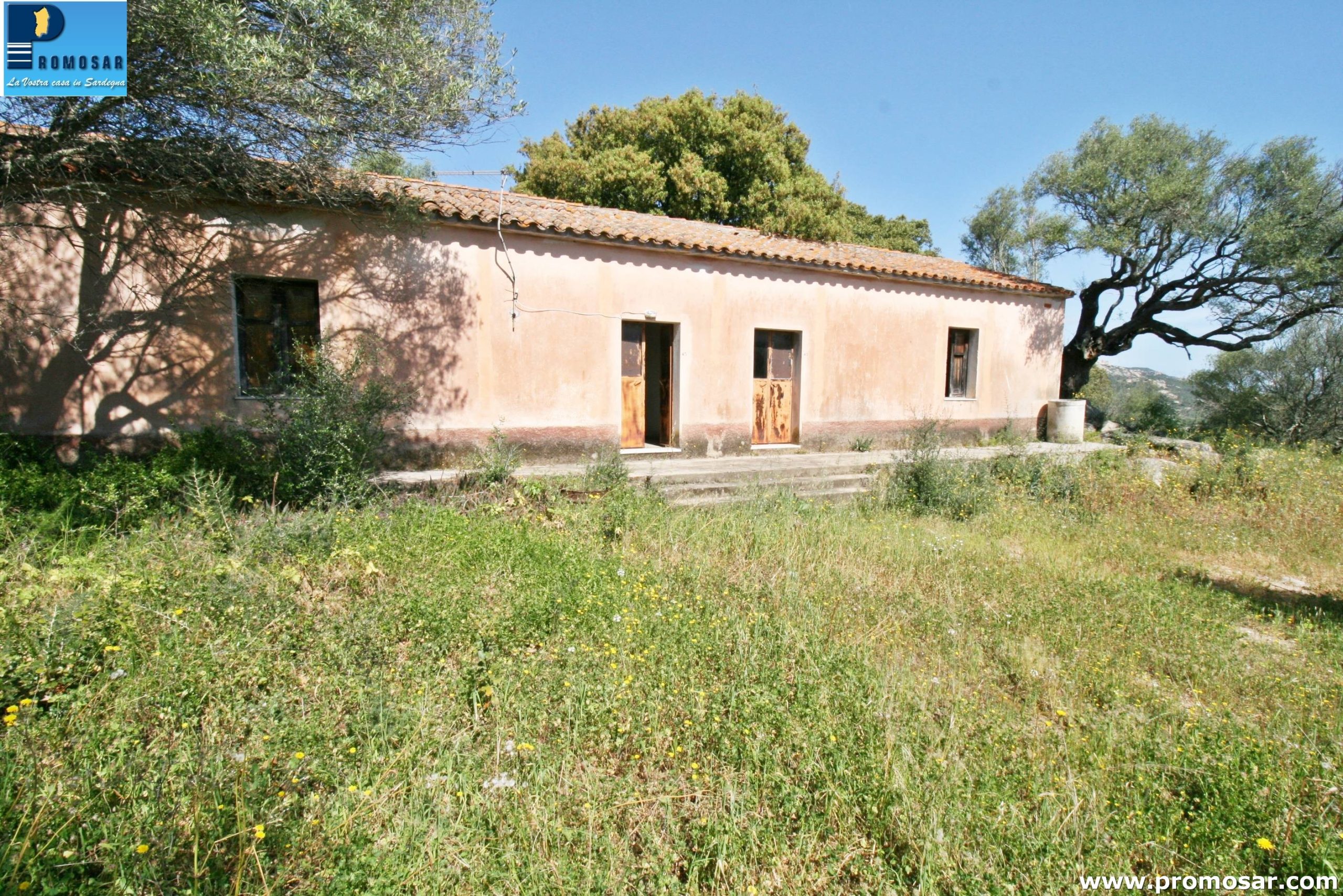 Cottage and large land near San Pantaleo